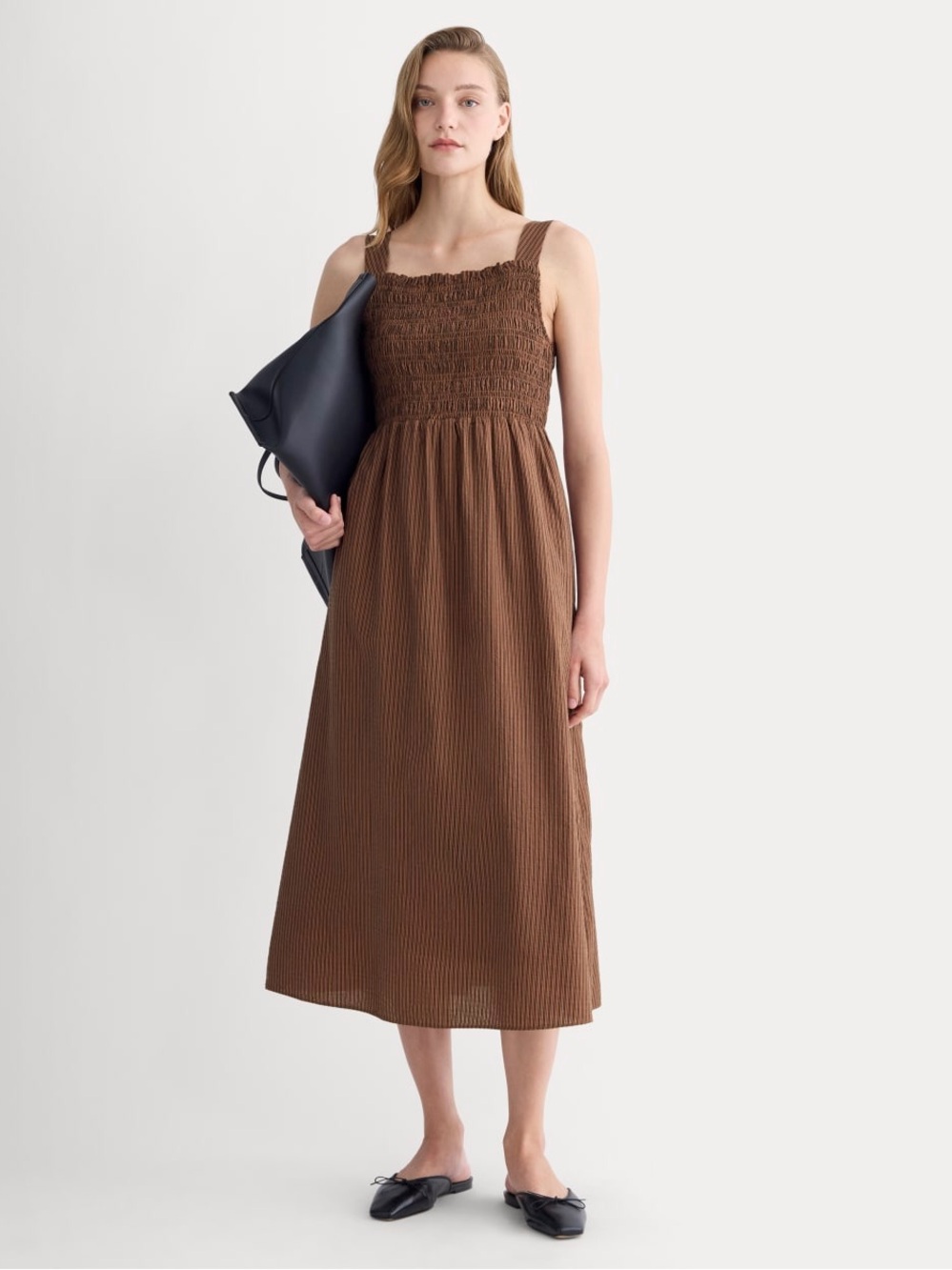 Everlane The Gauze Smock Dress NWOT - Picture 1 of 12